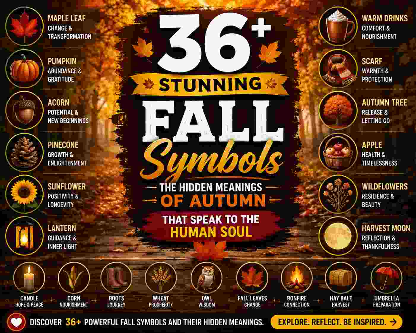 36+ Stunning Fall Symbols | The Hidden Meanings of Autumn That Speak to the Human Soul