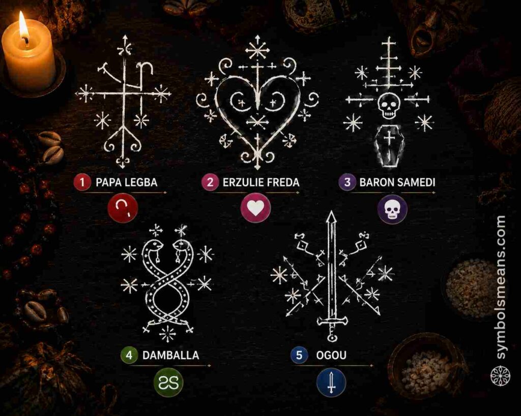 Types and Variations of Voodoo Symbols