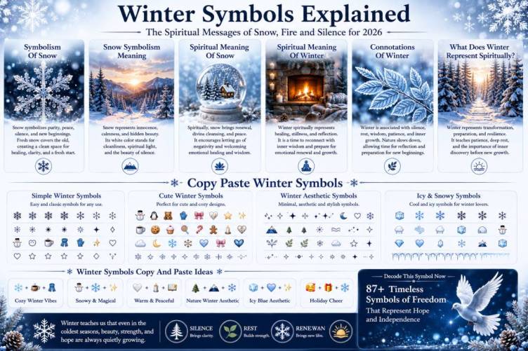 Winter Symbols Explained | The Spiritual Messages of Snow, Fire and Silence for 2026