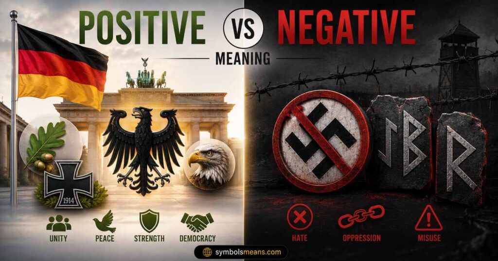 German Symbols Positive vs Negative Meaning