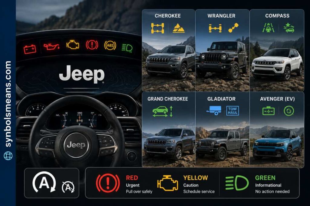 Jeep Models Dashboard Symbols Explained