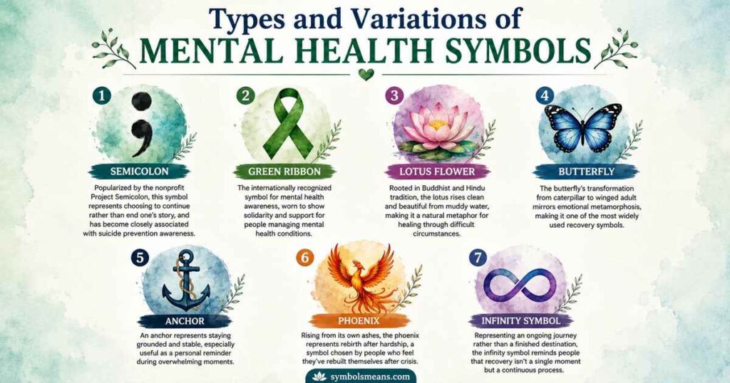 Types and Variations of Mental Health Symbols