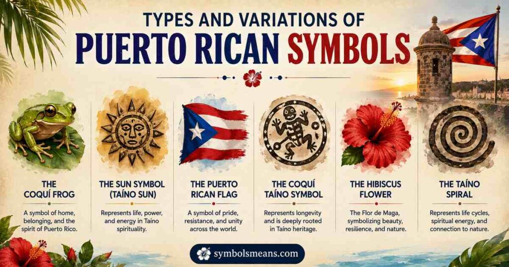 Types and Variations of Puerto Rican Symbols