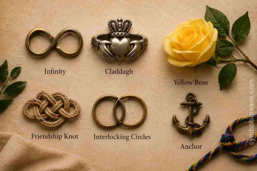 Types of Symbols of Friendship
